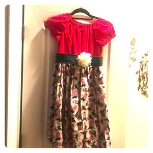 Brand new, Handmade Girls Holiday Dress size 12
